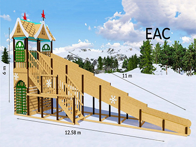 Зимняя горка Аляска 2 (скат 11)