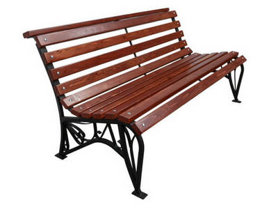 Парковая скамейка Идиллия, Сосна