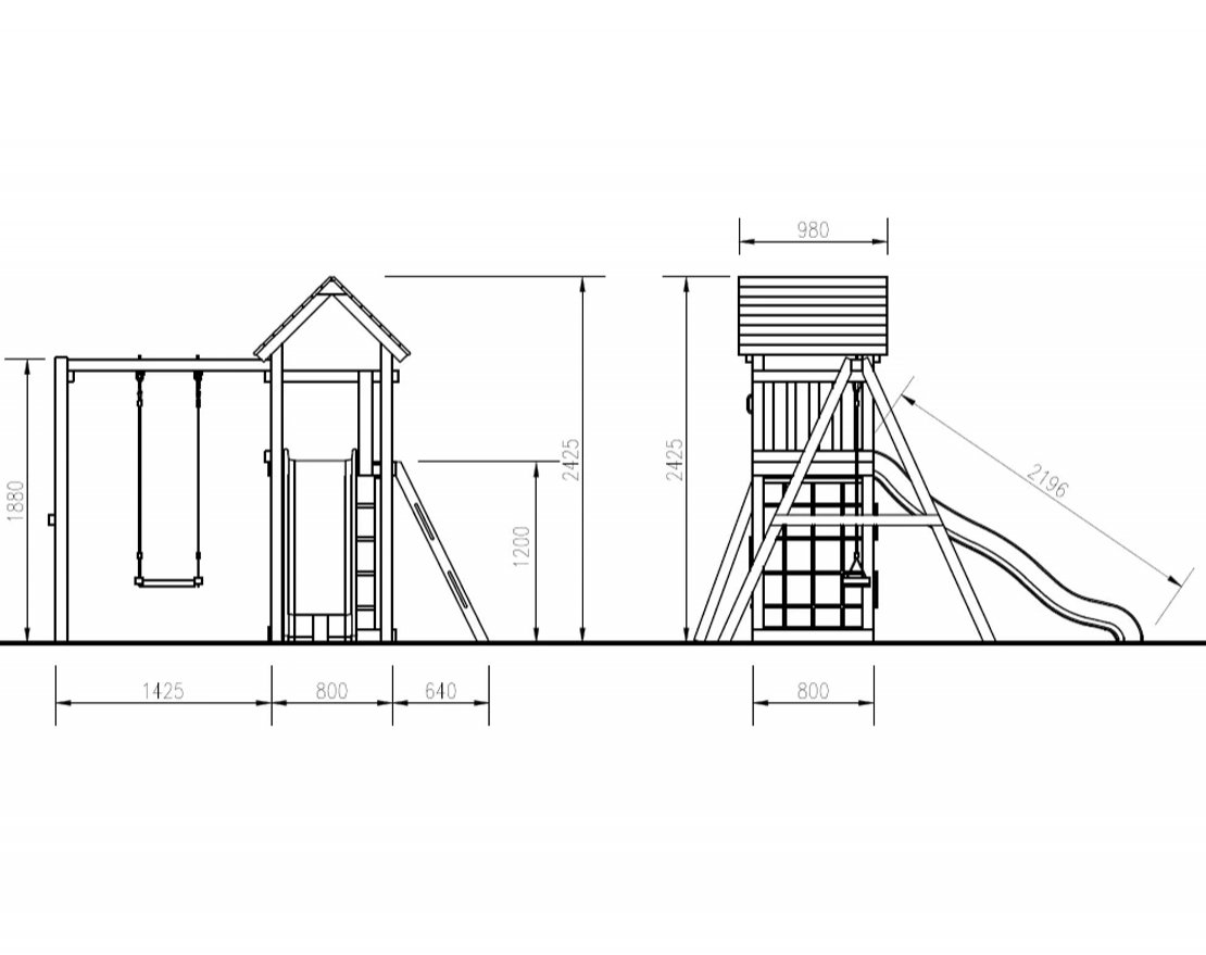Детская игровая площадка Гарда 7 (всесезонная) - вид 2