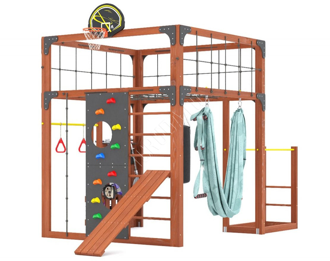 Детский игровой комплекс Куб радости 3 с гамаком для йоги